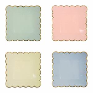 Assorted Pastel Plates (small)