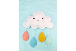 Kit mobile nuage en feutrine-2 Kit mobile nuage en feutrine